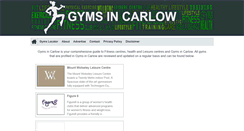 Desktop Screenshot of gyms-in-carlow.blogspot.com