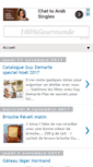 Mobile Screenshot of 100pour100gourmande.blogspot.com