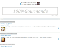 Tablet Screenshot of 100pour100gourmande.blogspot.com