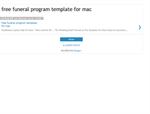 Tablet Screenshot of freefuneralprogramtemplateformac.blogspot.com