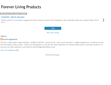 Tablet Screenshot of 4everlivingproducts.blogspot.com