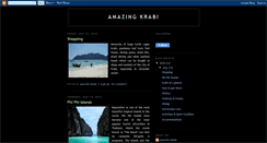 Desktop Screenshot of amazingkrabitravel.blogspot.com