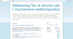 Desktop Screenshot of elettrosmog-le-soluzioni.blogspot.com
