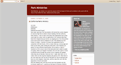 Desktop Screenshot of parkministries.blogspot.com