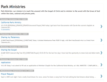 Tablet Screenshot of parkministries.blogspot.com