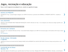 Tablet Screenshot of jogosrecreacaoeducacao.blogspot.com