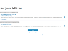 Tablet Screenshot of marijuanaddiction.blogspot.com