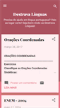 Mobile Screenshot of destrava-linguas.blogspot.com