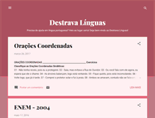 Tablet Screenshot of destrava-linguas.blogspot.com