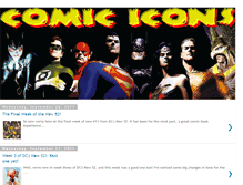 Tablet Screenshot of comiciconsonline.blogspot.com