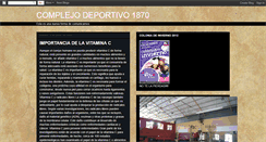 Desktop Screenshot of complejo1870.blogspot.com