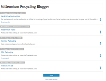 Tablet Screenshot of millenniumrecycling.blogspot.com
