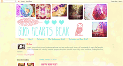 Desktop Screenshot of birdheartsbear.blogspot.com