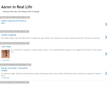 Tablet Screenshot of aaroninreallife.blogspot.com
