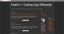 Desktop Screenshot of fastcpp.blogspot.com