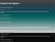 Tablet Screenshot of espaciodelvaquero.blogspot.com