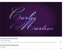 Tablet Screenshot of carliemartini.blogspot.com