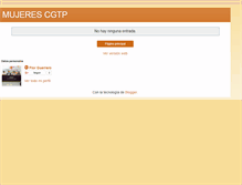 Tablet Screenshot of departamentomujercgtp.blogspot.com