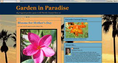 Desktop Screenshot of gardeninparadise.blogspot.com