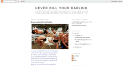 Desktop Screenshot of neverkillyourdarling.blogspot.com