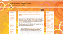 Desktop Screenshot of obstreperousexpressions.blogspot.com