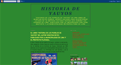 Desktop Screenshot of historiadeyauyos.blogspot.com