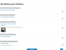 Tablet Screenshot of certy-mymotorcyclegallery.blogspot.com