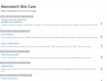 Tablet Screenshot of mannatechskincare.blogspot.com