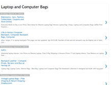 Tablet Screenshot of laptop-computer-bags.blogspot.com