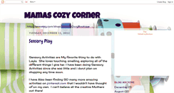 Desktop Screenshot of mamascozycorner.blogspot.com