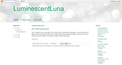 Desktop Screenshot of luminescentluna.blogspot.com