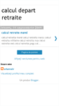Mobile Screenshot of calcul-depart-retraite.blogspot.com