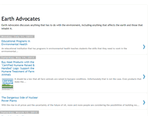 Tablet Screenshot of earthadvocates.blogspot.com