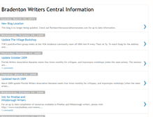Tablet Screenshot of bradentonwriters.blogspot.com