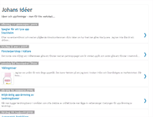 Tablet Screenshot of johansideer.blogspot.com
