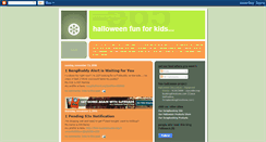 Desktop Screenshot of halloweengamesforkids.blogspot.com