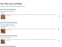 Tablet Screenshot of fortheloveofpolish.blogspot.com