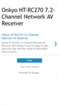 Mobile Screenshot of onkyo-ht-rc270.blogspot.com