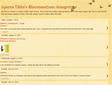 Tablet Screenshot of aparnasarangetram.blogspot.com