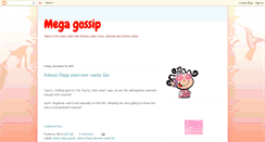 Desktop Screenshot of megagossip.blogspot.com