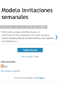 Mobile Screenshot of modelodeinvitaciones.blogspot.com