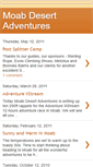 Mobile Screenshot of moabdesertadventures.blogspot.com
