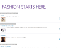 Tablet Screenshot of fashion--starts--here.blogspot.com