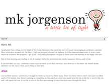 Tablet Screenshot of mkjorgenson.blogspot.com