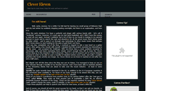 Desktop Screenshot of clevereleven.blogspot.com