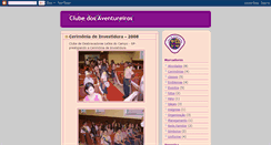 Desktop Screenshot of clubedosaventureiros.blogspot.com