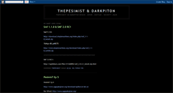 Desktop Screenshot of pesodarko.blogspot.com