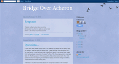 Desktop Screenshot of bridgeoveracheron.blogspot.com