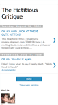 Mobile Screenshot of fictitious-critique.blogspot.com