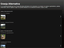 Tablet Screenshot of granjalternativa.blogspot.com